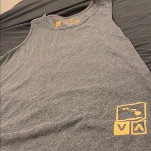 RVCA XL tank top gray